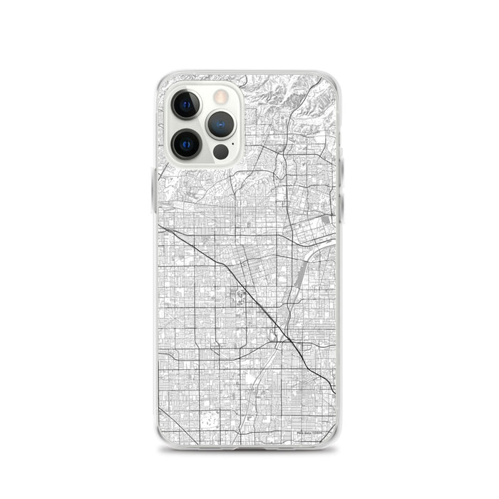 Custom Anaheim California Map iPhone 12 Pro Phone Case in Classic
