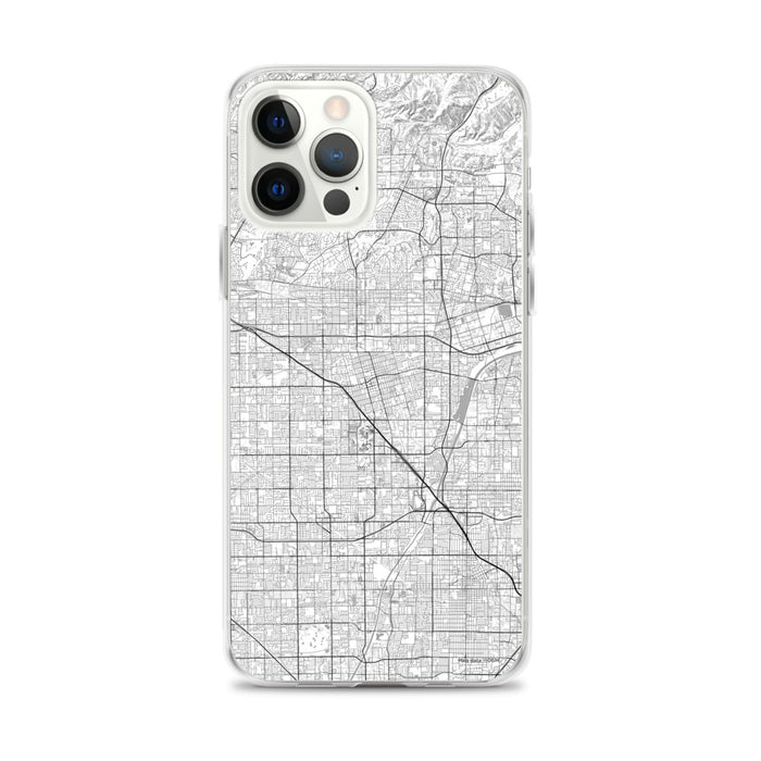 Custom Anaheim California Map iPhone 12 Pro Max Phone Case in Classic