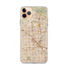 Custom Anaheim California Map Phone Case in Woodblock