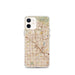 Custom Anaheim California Map iPhone 12 mini Phone Case in Woodblock
