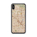 Custom Anaheim California Map Phone Case in Woodblock