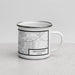 Right View Custom Anchorage Alaska Map Enamel Mug in Classic