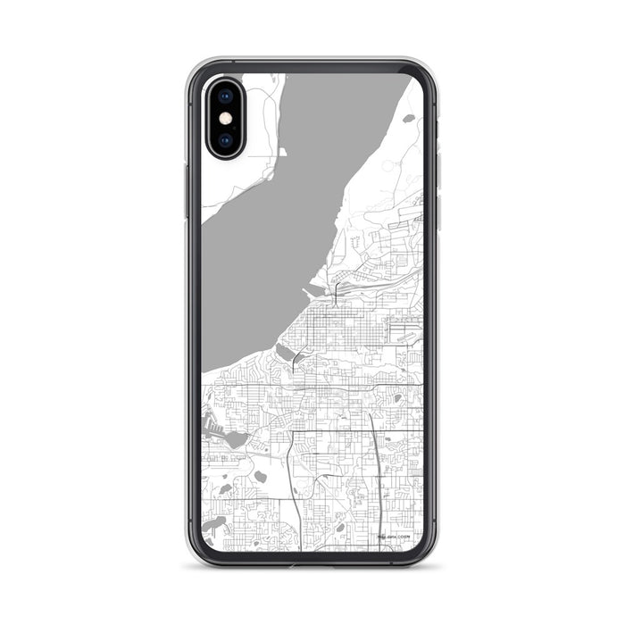 Custom Anchorage Alaska Map Phone Case in Classic