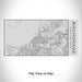 Rendered View of Anchorage Alaska Map Engraving on 17oz Stainless Steel Insulated Cola Bottle