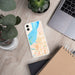 Custom Anchorage Alaska Map Phone Case in Watercolor