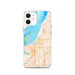 Custom Anchorage Alaska Map iPhone 12 Phone Case in Watercolor