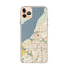 Custom Anchorage Alaska Map Phone Case in Woodblock