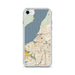 Custom Anchorage Alaska Map iPhone SE Phone Case in Woodblock