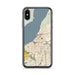 Custom Anchorage Alaska Map Phone Case in Woodblock