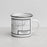 Right View Custom Anderson Indiana Map Enamel Mug in Classic