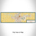 Flat View of Map Custom Anderson Indiana Map Enamel Mug in Woodblock