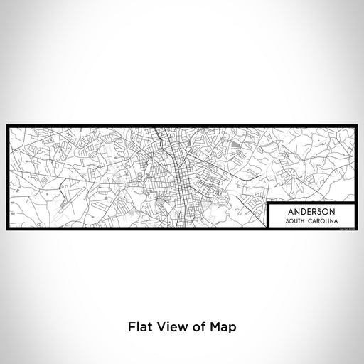 Flat View of Map Custom Anderson South Carolina Map Enamel Mug in Classic
