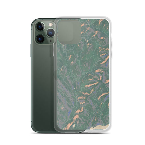 Custom Andes New York Map Phone Case in Afternoon