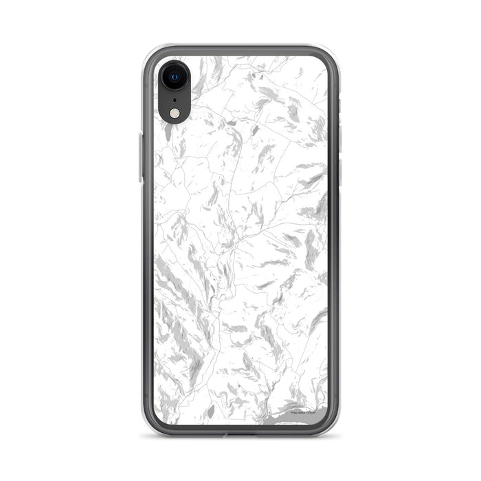 Custom iPhone XR Andes New York Map Phone Case in Classic
