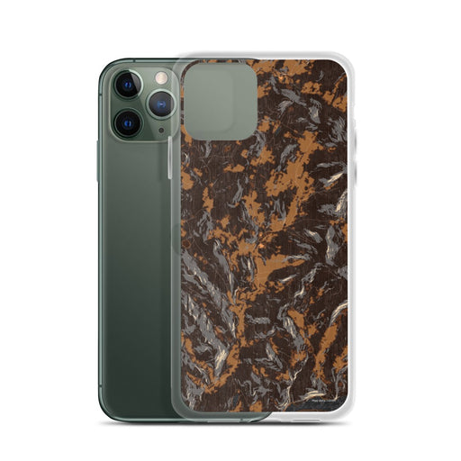 Custom Andes New York Map Phone Case in Ember