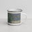 Right View Custom Angel Fire New Mexico Map Enamel Mug in Afternoon