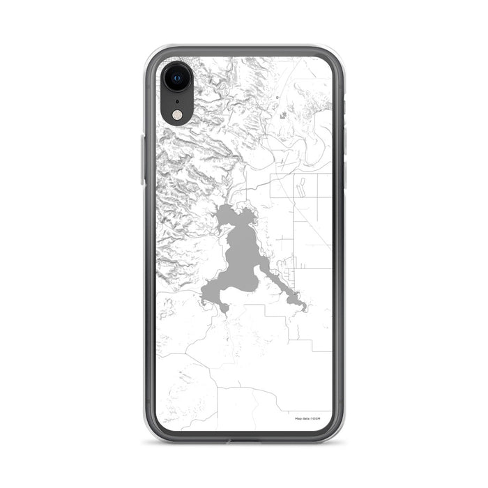 Custom Angostura Lake South Dakota Map Phone Case in Classic