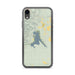 Custom Angostura Lake South Dakota Map Phone Case in Woodblock
