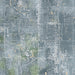 Ankeny Iowa Map Print in Afternoon Style Zoomed In Close Up Showing Details