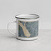 Left View Custom Ankeny Iowa Map Enamel Mug in Afternoon