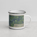 Right View Custom Ankeny Iowa Map Enamel Mug in Afternoon