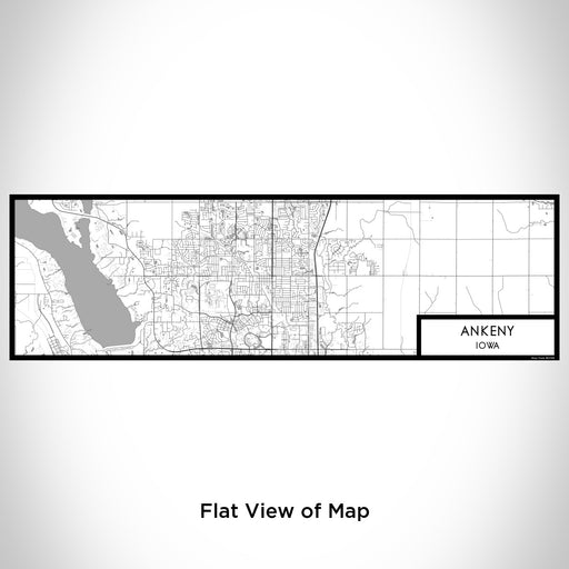Flat View of Map Custom Ankeny Iowa Map Enamel Mug in Classic