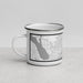Left View Custom Ankeny Iowa Map Enamel Mug in Classic