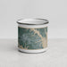 Front View Custom Annapolis Maryland Map Enamel Mug in Afternoon