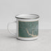 Left View Custom Annapolis Maryland Map Enamel Mug in Afternoon