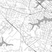 Annapolis Maryland Map Print in Classic Style Zoomed In Close Up Showing Details
