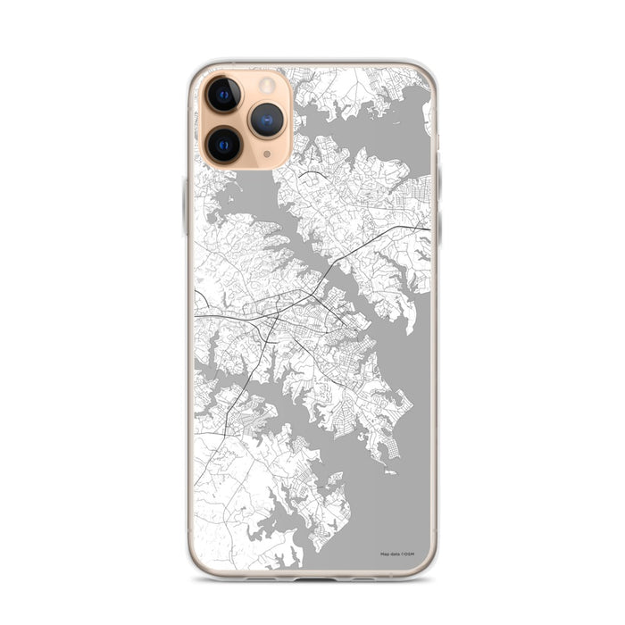 Custom Annapolis Maryland Map Phone Case in Classic