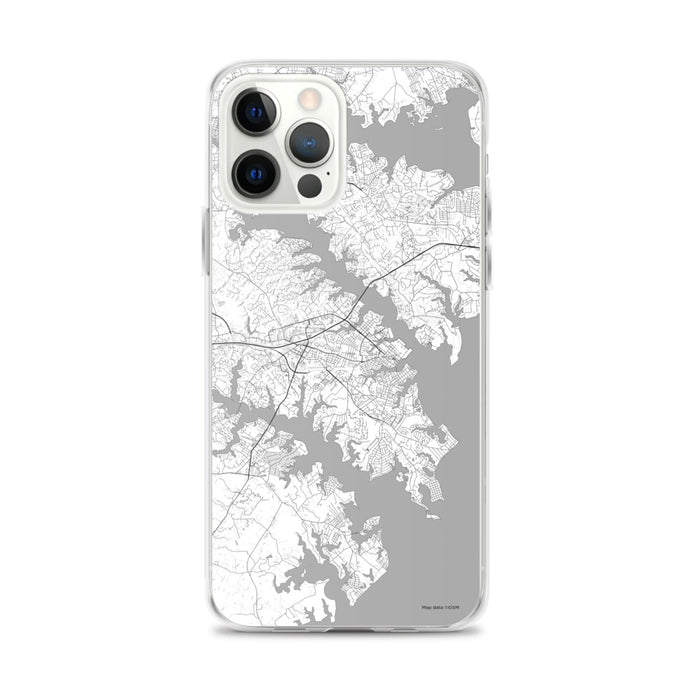 Custom Annapolis Maryland Map iPhone 12 Pro Max Phone Case in Classic