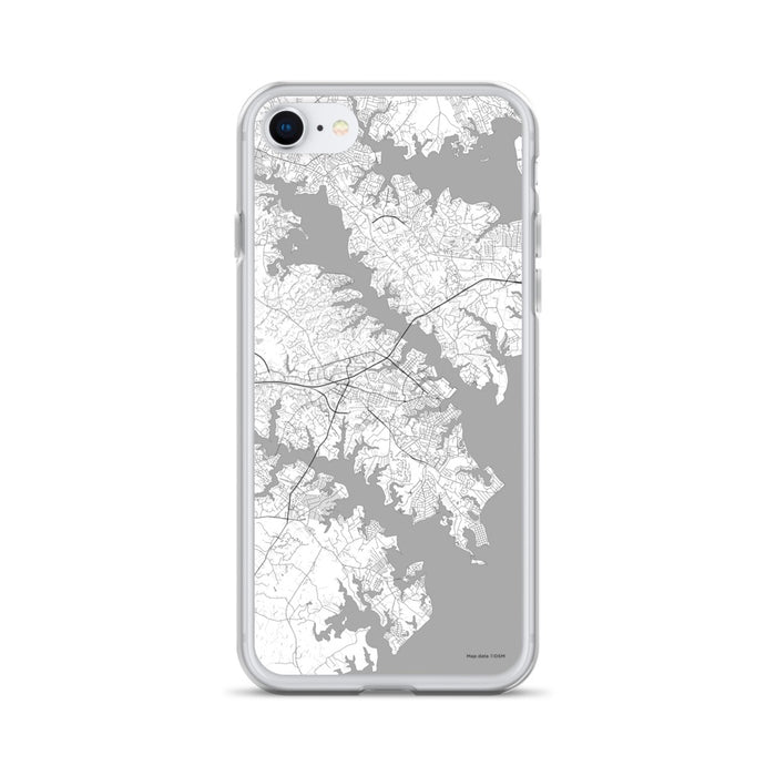 Custom Annapolis Maryland Map iPhone SE Phone Case in Classic