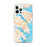 Custom Annapolis Maryland Map iPhone 12 Pro Max Phone Case in Watercolor