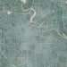 Ann Arbor Michigan Map Print in Afternoon Style Zoomed In Close Up Showing Details