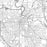 Ann Arbor Michigan Map Print in Classic Style Zoomed In Close Up Showing Details
