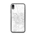 Custom Ann Arbor Michigan Map Phone Case in Classic