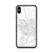 Custom Ann Arbor Michigan Map Phone Case in Classic