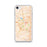 Custom Ann Arbor Michigan Map iPhone SE Phone Case in Watercolor