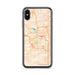 Custom Ann Arbor Michigan Map Phone Case in Watercolor