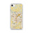 Custom Ann Arbor Michigan Map iPhone SE Phone Case in Woodblock