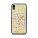 Custom Ann Arbor Michigan Map Phone Case in Woodblock