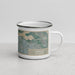 Right View Custom Antioch California Map Enamel Mug in Afternoon