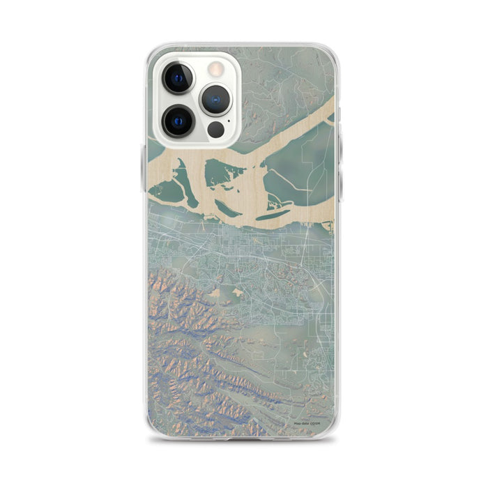 Custom iPhone 12 Pro Max Antioch California Map Phone Case in Afternoon