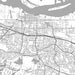 Antioch California Map Print in Classic Style Zoomed In Close Up Showing Details