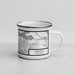 Right View Custom Antioch California Map Enamel Mug in Classic