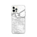 Custom iPhone 12 Pro Antioch California Map Phone Case in Classic