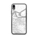 Custom iPhone XR Antioch California Map Phone Case in Classic