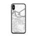 Custom iPhone X/XS Antioch California Map Phone Case in Classic