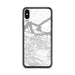 Custom iPhone XS Max Antioch California Map Phone Case in Classic